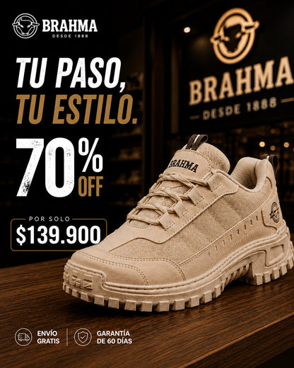 Zapatos Brahma Moster + Gorra de Regalo - Oferta Exclusiva Con 70% de Descuento 🎁